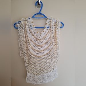 Crochet Beach Cover Up or Shrug Top